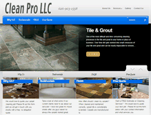 Tablet Screenshot of cleanprosllc.com